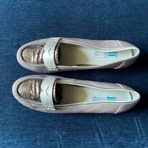 Arnold Churgin Handmade Italian Statement Penny Loafers - Picture 2 of 5